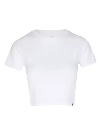 UNDER ARMOUR | T-shirt da donna UA Rival Rib Baby | weiss